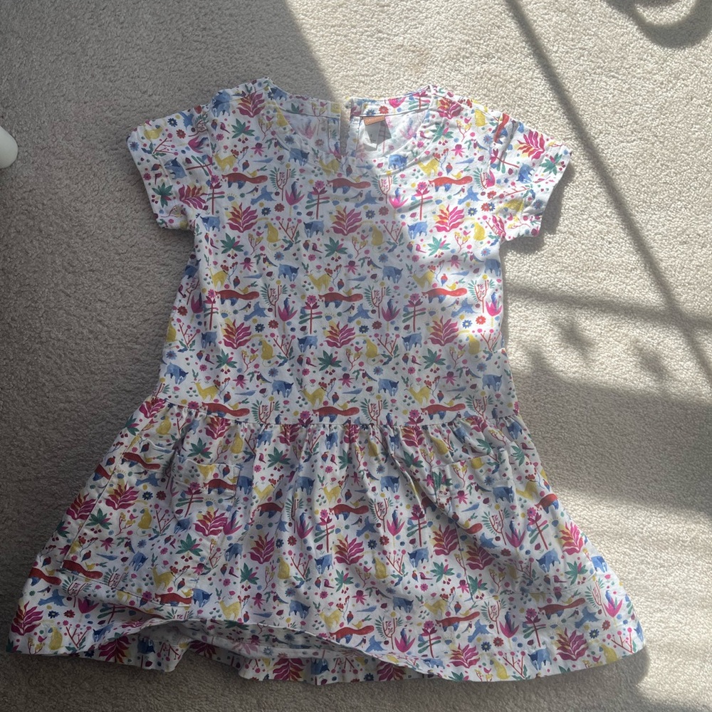 Tea Collection Animal Pattern Dress with Pockets